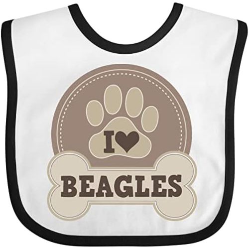inktastic Beagle Dog Lover Baby Bib