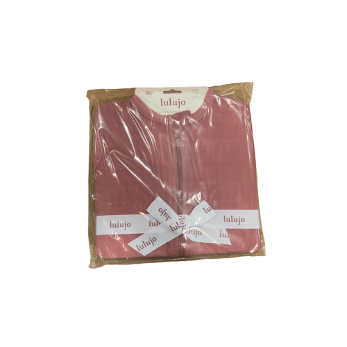 Lulujo Muslin Sleep Sack, Rose, Small