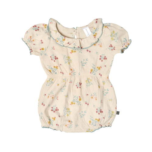 Gerber Baby Girl Ruffled Bubble Romper - Sizes 0/3-24 Months