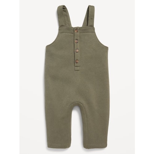 Button-Front Overalls Set for Baby