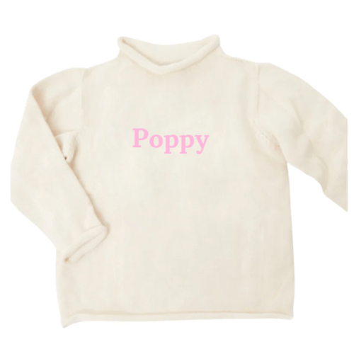 The Monogram Shop Cotton Rollneck Sweater