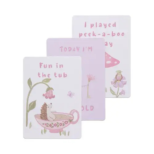 Living Textiles Milestone Cards Whimsical Wonderland | Baby Bunting AU