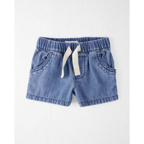 Baby Organic Cotton Chambray Shorts - Little Planet | Carter's