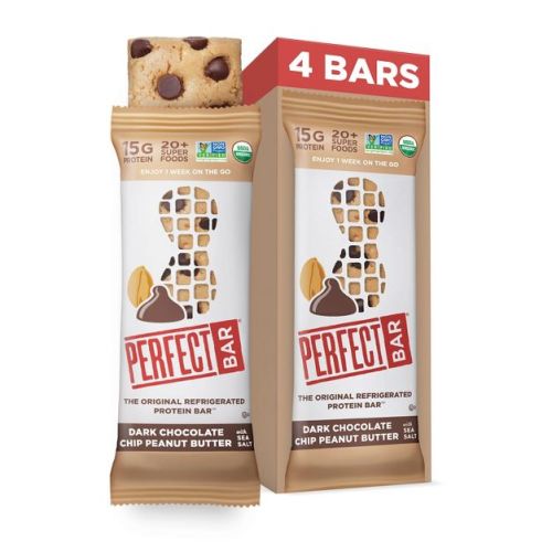 Perfect Bar Dark Chocolate Chip Peanut Butter Protein Bar - 9.2oz/4ct