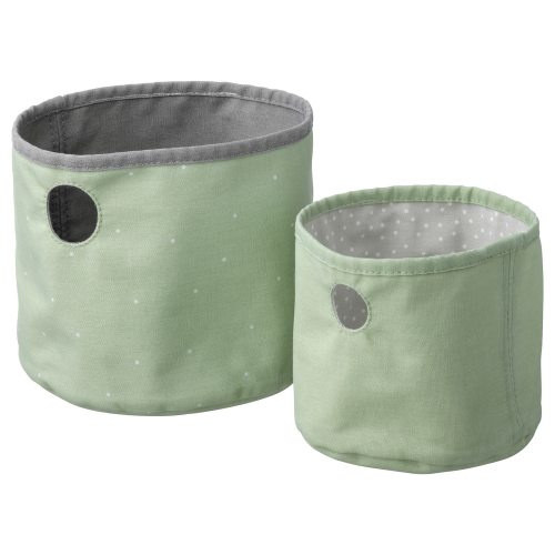 LEN Box set of 2 - green/light gray