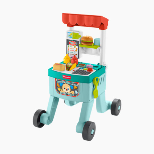 Fisher-Price Laugh & Learn 4-in-1 Snack Cart Deluxe Walker