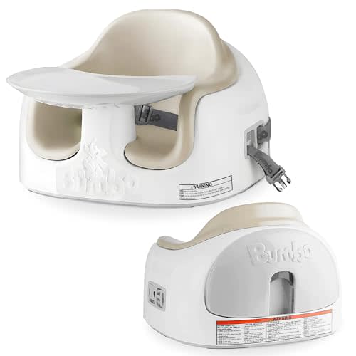 Bumbo 3-in-1 Baby Multi Seat Booster with Feeding Tray, 6-36 Months Old, Taupe