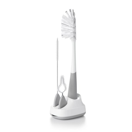 OXO Tot Water Bottle And Straw Cup Cleaning Set Brush Set, Gray