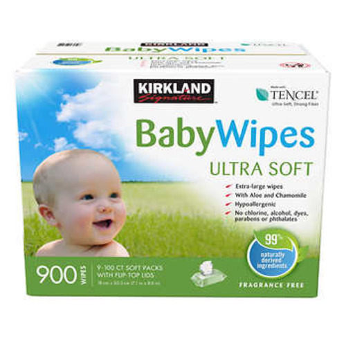 Kirkland Signature Baby Wipes 900-count