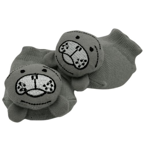 Manatee Baby Booties