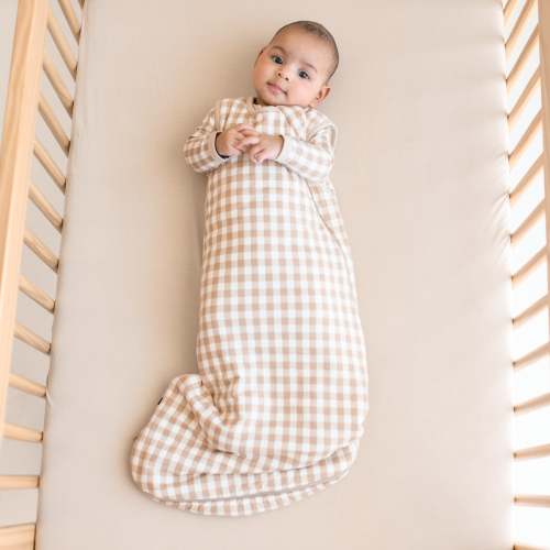 Sleep Bag in Gingham Bisque 1.0
