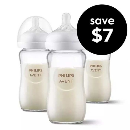 Natural Glass Bottle (8 oz, 3 Pack)