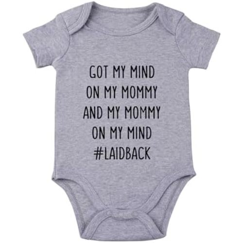 Got My Mind On My Mommy Bodysuit I Love Mommy Bodysuit Mamas Boy Baby Clothes Mommys Baby Clothes