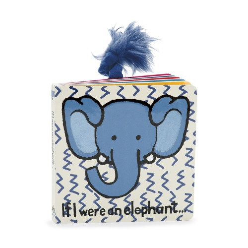 Jellycat 'If I Were an Elephant' Board Book, Ivory