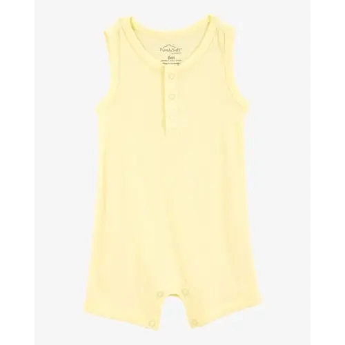 Baby PurelySoft Ribbed Romper - Yellow - Carter's | Carter's