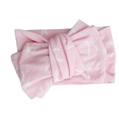 Oversized Topknot | White Bows *PRE-ORDER*