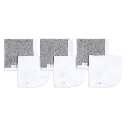 Burt's Bees Baby® 6-Pack Organic Cotton Washcloths in Heather Grey