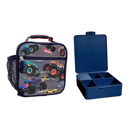 Mackenzie Hot Wheels™ Monster Trucks Lunch & Bento Bundle, Set of 2 | Pottery Barn Kids