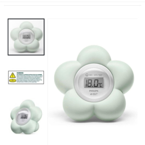 Avent Room & Bath Thermometer Green