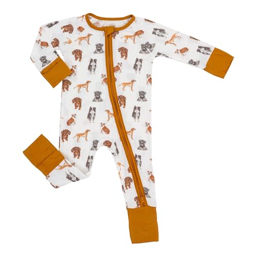 LollyBanks Baby Pajamas, 2-Way Zipper Romper, 95% Viscose Made from Bamboo and 5% Spandex, Baby Sleepers