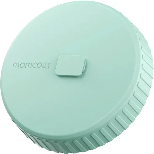 Momcozy Glass Breast Milk Pitcher Lid, Leak Proof with Thickened Silicone Seal, Easy-Open Design with Pressure Release Valve, Dishwasher Safe and Food Grade Caps-1 Pack, Green