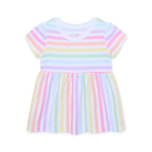 Garanimals Baby Girl Short Sleeve Striped Jersey Dress, Sizes 0-24 Months