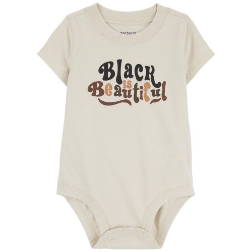 Baby Black Is Beautiful Cotton Bodysuit