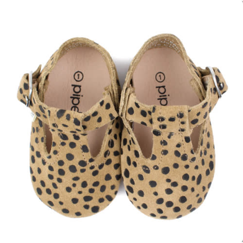 Piper Finn - Baby & Toddler Girl Shoes - T-Strap Mary Jane - Cheetah