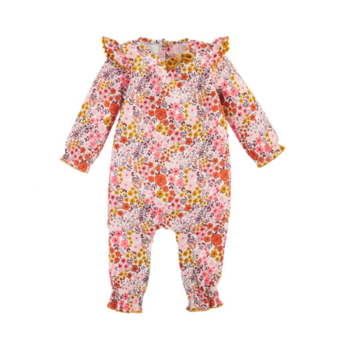 Fall Floral Baby Bodysuit | Mud Pie