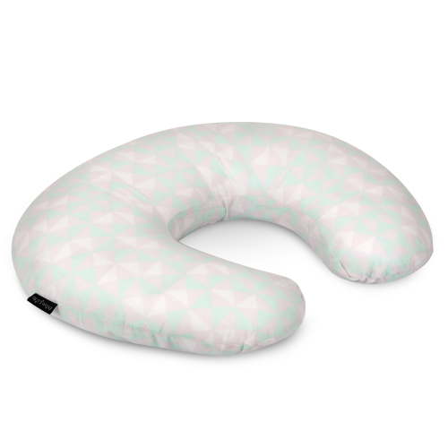 Dream On Me Beeboo Nursing Pillow and Positioner, Breastfeeding and Bottlefeeding Pillow, Removable and Washable Pillow Cover, Soft and Breathable Fabric in Blue
