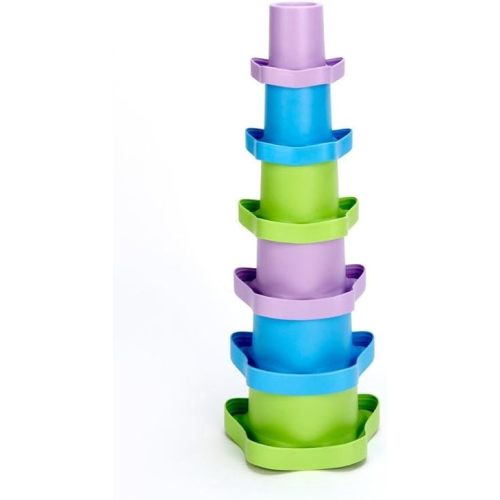Green Toys Stacking Cups, Purple/Blue/Green