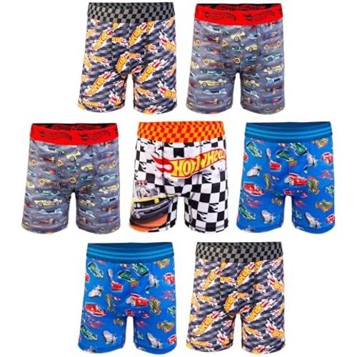 Hot Wheels boys Boxerbriefs and Briefs Available in Sizes 2/3t, 4t, 4, 6, 8 and 10