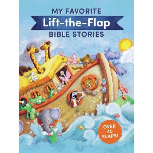 My Favorite Lift-The-Flap Bible Stories - by Thomas Nelson (Board Book)