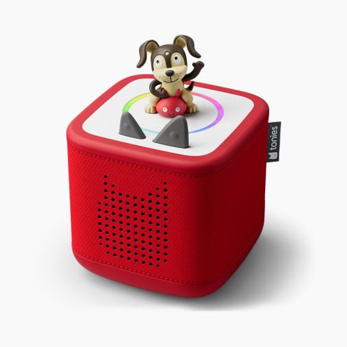 tonies Toniebox 2 Starter Set, Toddler 1+ - Playtime Puppy Toniebox 2 Starter Set -Sunset Red