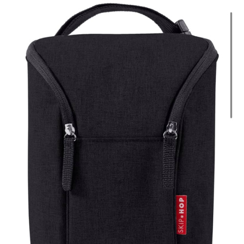 Skip Hop Baby Breastmilk Cooler Insulated Bottle Bag, Grab & Go, Chevron