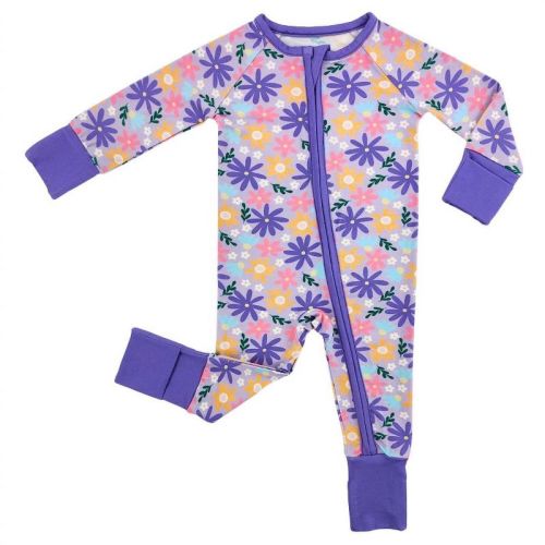 Girl Baby's Bamboo Sleeper Footies - Little One Shop 6-12m