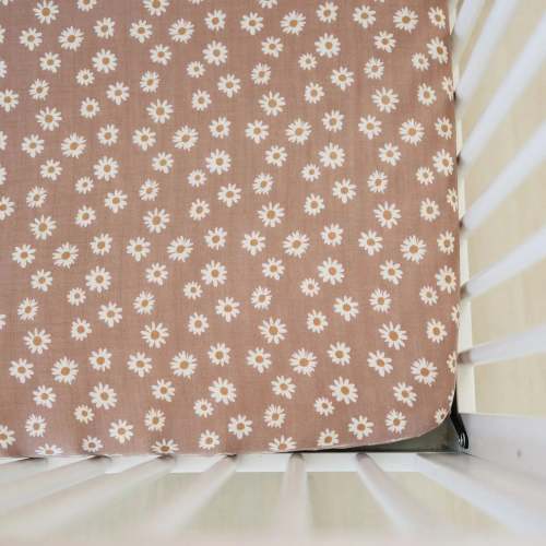 Mebie Daisy Dream Muslin Crib Sheet