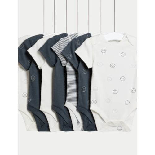 7pk Pure Cotton Print Bodysuit (0 Mths-3 Yrs)