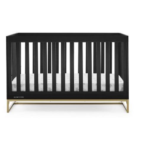 Delta Children Jade 4-in-1 Crib with Daybed Conversion, Ebony