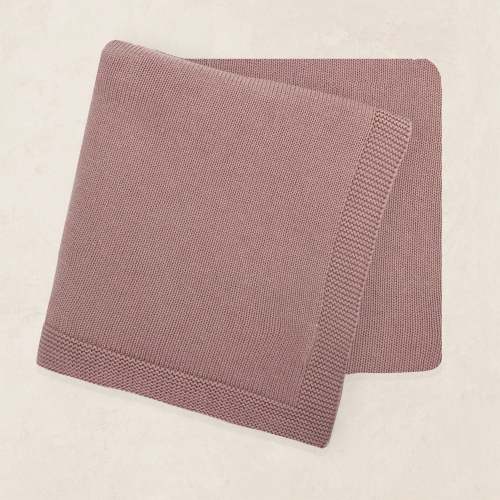Knit Blanket - Mauve