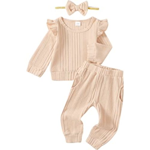 Infant Baby Girl Clothes Tops Pants Set Toddler Girls Clothing Sweatshirts Baby Outfit for Girls