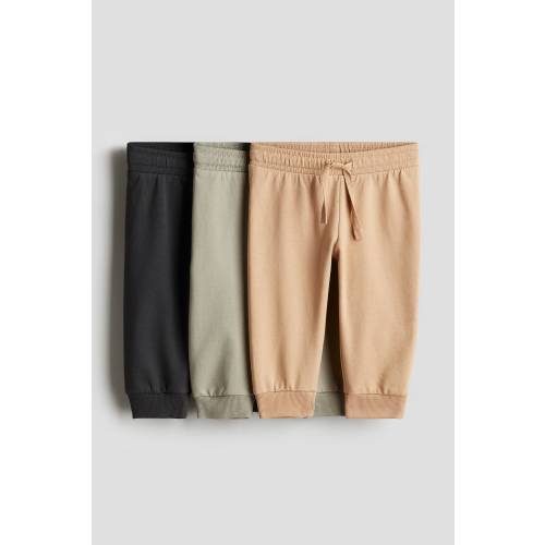 3-PACK COTTON JOGGERS
