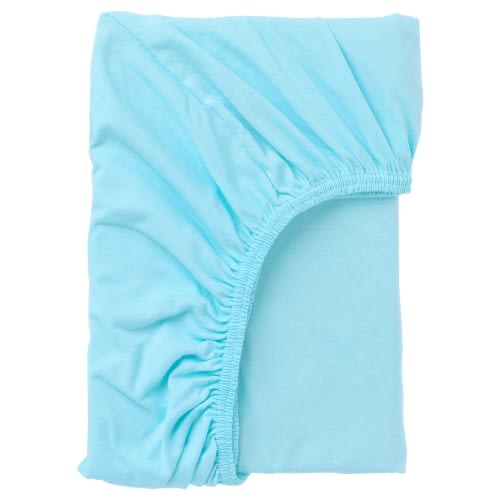 LEN Fitted sheet - blue 38x47 "