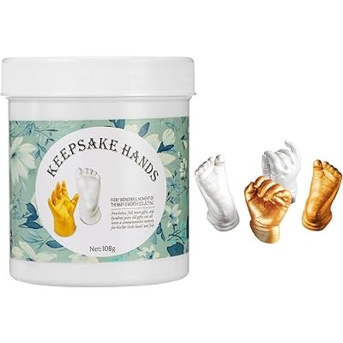 OFFSCH Hand Casting Kit Keepsake Plaster Molding for Footprint Handprint DIY Art Gift for Milestone Celebration