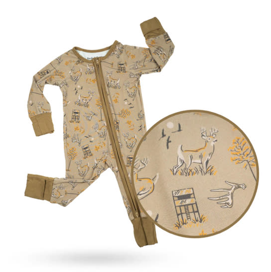 "Antler Club" Baby Zippy – Bow Crew Apparel - Bow Hunting Lifestyle Apparel