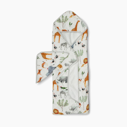 Loulou Lollipop Hooded Towel Set - Safari