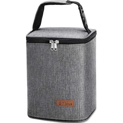 Amazon.com : Breastmilk Cooler Bag Insulated & Reusable Baby Bottle Tote Bag for up to 6 Bottles 4 Large 9 Oz Bottles, Freezer Lunch Bag, Perfect for Daycare Travel or Back to Work Nursing Mom : Baby