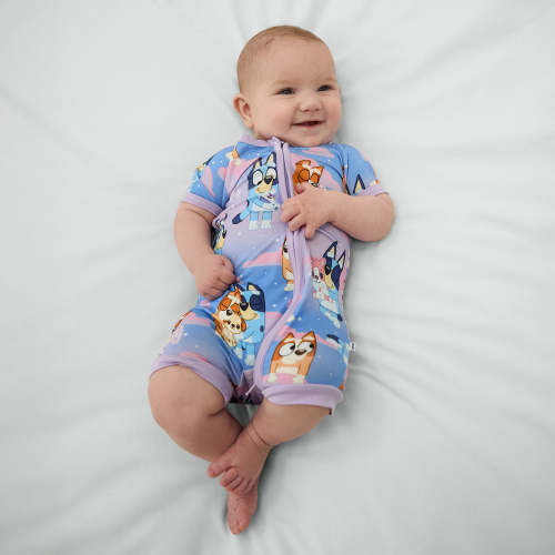 Bluey Purple Sleepytime Shorty Zippy – Little Sleepies