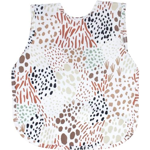 BapronBaby Animal Prints Bapron - No Neck Tie Safer Bib - Baby & Toddler - Soft Waterproof - PVC, BPA & Phthalate Free - 6m+ - Wild