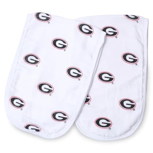 Three Little Anchors University of Georgia Burp Cloths 2pack